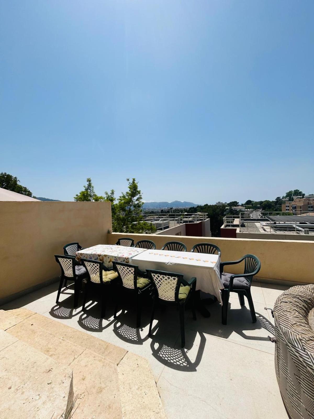 Maisons Detente Jardin, Terrasse Vue Mer Et Spa 马赛 外观 照片
